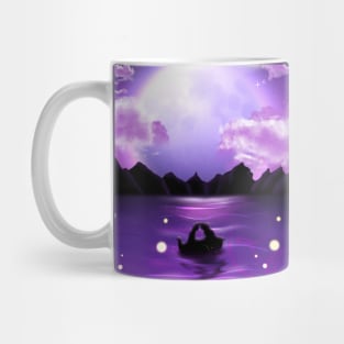 moon and kiss Mug